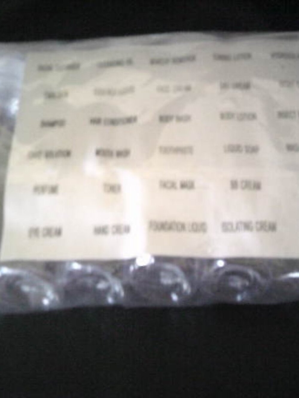 NEW LOT 6 CLEAR PLASTIC SQUEEZE BOTTLES & LABELS w/ SCREW ON SNAP LIDS 4OZS EACH